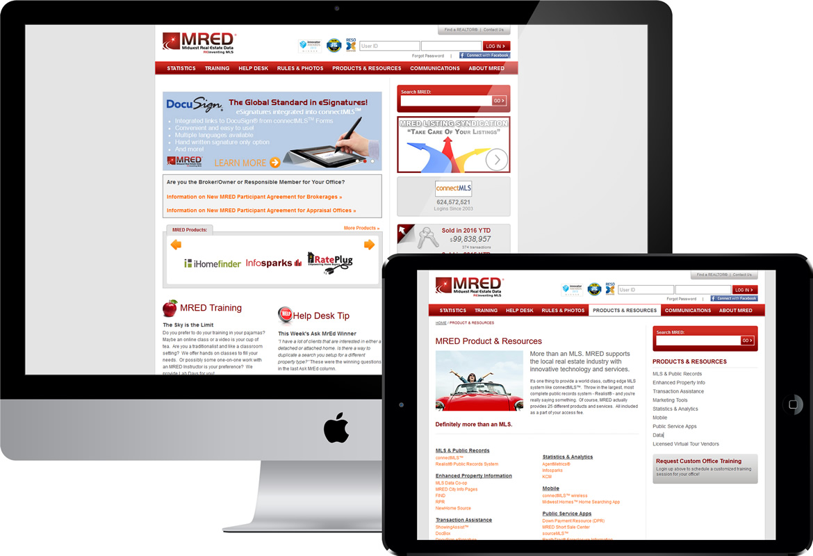 MRED launches new website - Vendor Alley